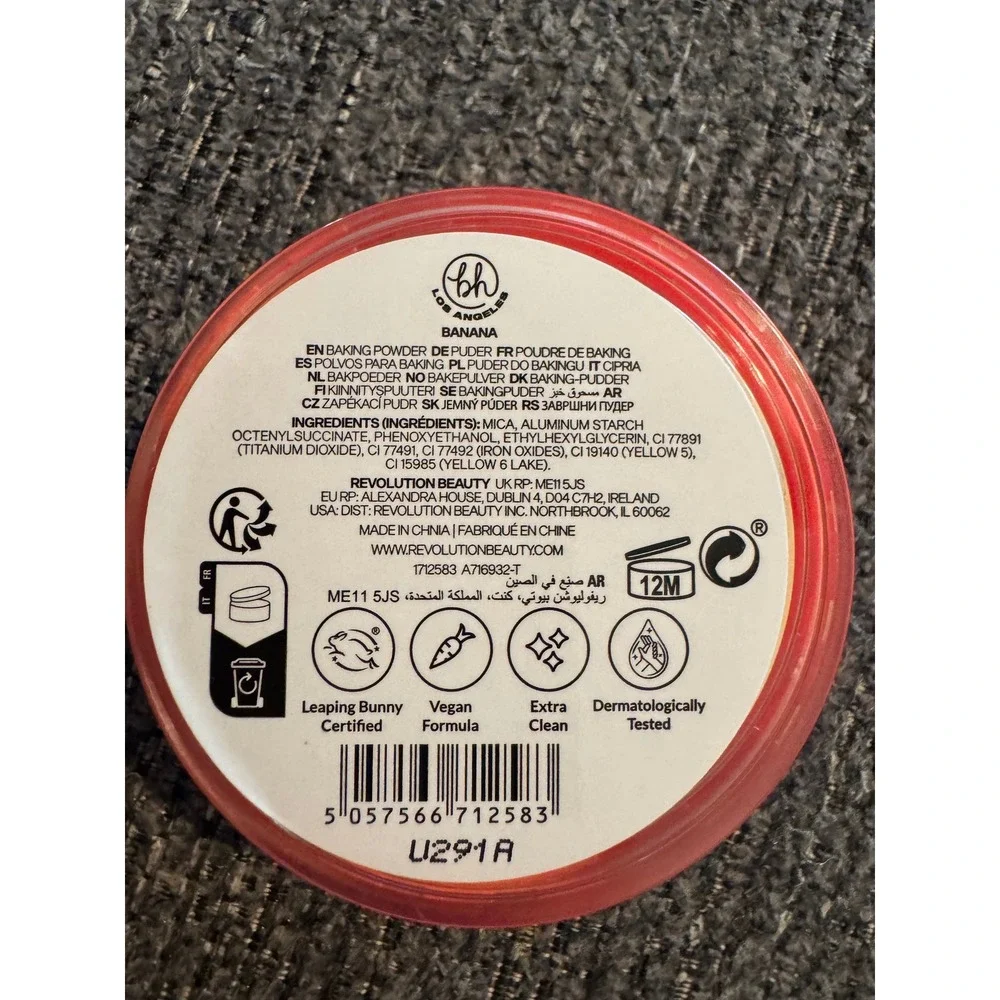 BH Cosmetics Los Angeles Set & Bake Banana Powder Loose Setting Makeup 6g